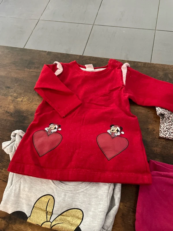 Lot de 2 pull / sous pull bébé fille 24 mois - photo numéro 4