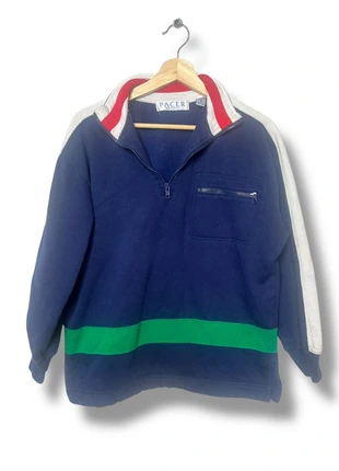 Vintage Pacer Half zip pullover sweatshirt |50%off•bundles, condition: Satisfactory, size: M / UK 12-14, £10.05, £11.25 includes Buyer Protection