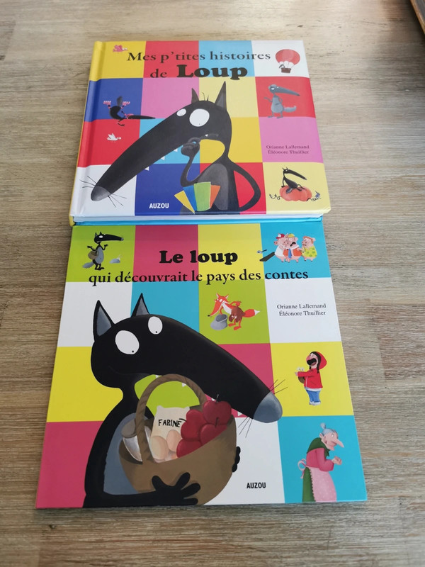 ② Lot livres enfant loup — Livres pour enfants