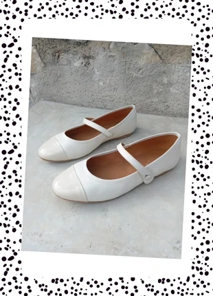 👠 Chaussures Jonak Paris - Mary Jane - Taille 40 - Crème, marca: Jonak, estado: Novo sem etiquetas, tamanho: 40, €60.00, €63.70 inclui Proteção do Comprador