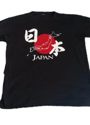 T-shirt noir imprimé Japan, estado: Bueno, tamaño: M, 3,00 €, 3,85 € Protección al comprador incluida