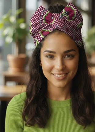 headband foulard tête maré-tèt rigide coton wax, marque: Coton, état: Très bon état, 20,00 €, 21,70 € Protection acheteurs (Pro) incluse