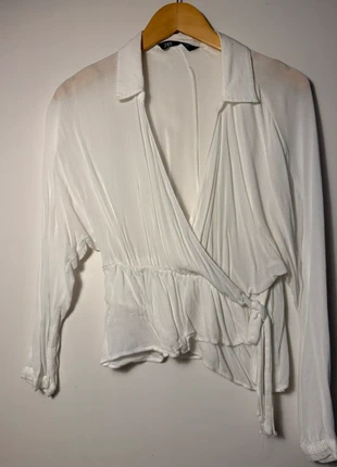 ZARA witte blouse – maat M, brand: Zara, condizioni: Buone, taglia: M / IT 42 / EU 38, €10.00, €11.20 include la Protezione acquisti