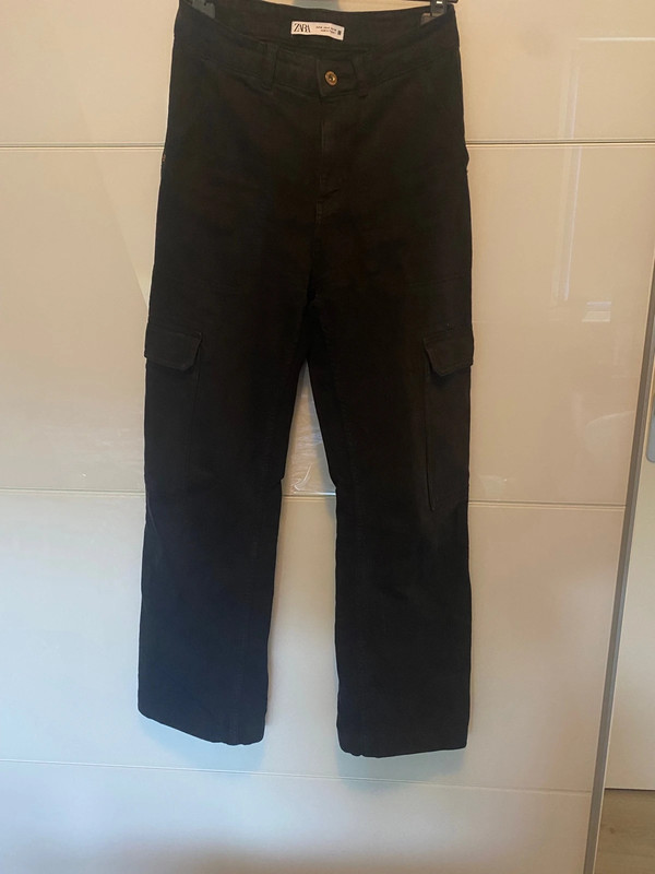 Straight leg cargo broek 1