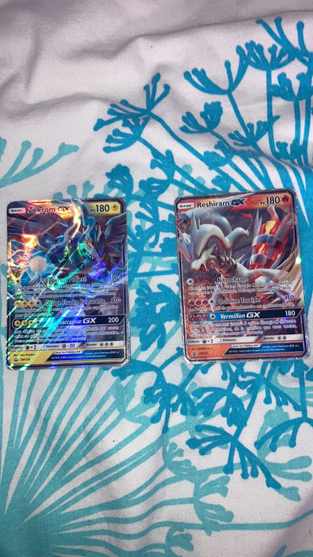 Carte pokémon reshiram et zekrom gx - Vinted