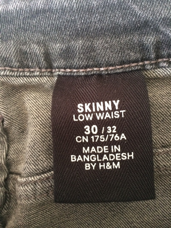 Jeans Skinny noir clair  4