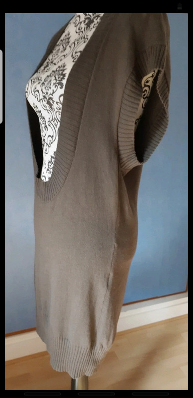 Magnifique Robe Pull Soie & cachemire Maje T.38 M 5