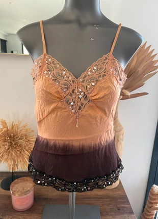 Top été vintage, marque: y2k, état: Très bon état, taille: XS / 34 / 6, 35,00 €, 37,45 € Protection acheteurs (Pro) incluse