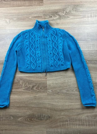 Pull crop Miss Captain Femme CropTop turquoise, Taille M - Tres bon etat, brand: Vintage Dressing, condition: Very good, size: M / 38 / 10, €15.00, €16.45 includes Buyer Protection