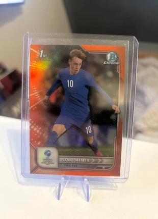 Topps Bowman Chrome U21 Cole Palmer 1st Bowman /75, marca: Topps, estado: Novo sem etiquetas, €40.00, €42.70 inclui Proteção do Comprador