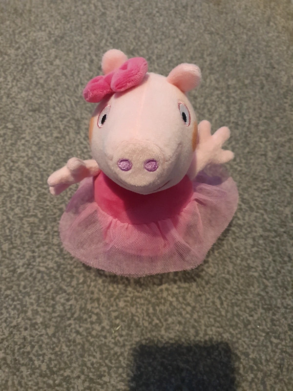 Peppa pig talking sales soft toy