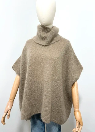 Pull mohair taupe sans manches, état: Neuf avec étiquette, taille: Taille unique, 38,00 €, 40,60 € Protection acheteurs (Pro) incluse
