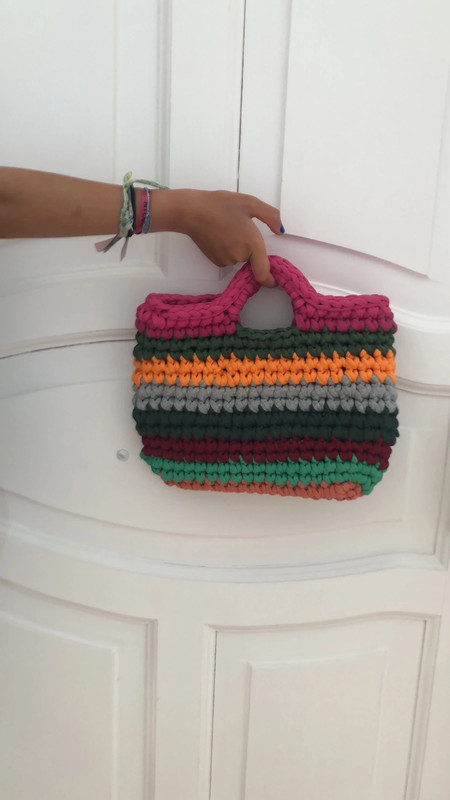 Y2k crochet messenger bag - Vinted