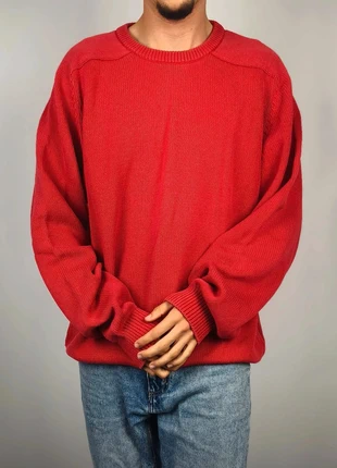 Crewneck uni rouge basique en coton maille Burton - Taille XL / D009, brand: Burton, condition: Very good, size: XL, €14.95, €16.40 includes Buyer Protection Pro