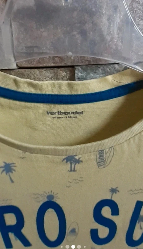 Lot de 3 tee shirt coton 10 ans Vertbaudet/H&M - photo numéro 4