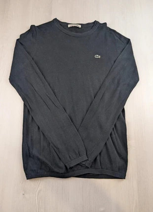Pull Fin Lacoste Noir Femme Col Rond / Taille S / 114, marca: Lacoste, estado: Muito bom, tamanho: S / 36 / 8, €20.00, €21.70 inclui Proteção do Comprador
