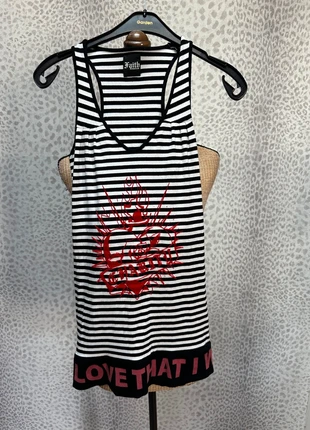 débardeur taille S noir et blanc Faith connexion, marke: Faith Connexion, zustand: Sehr gut, größe: S / 36 / 8, 10,00 €, 11,20 € inklusive Vinted-Käuferschutz