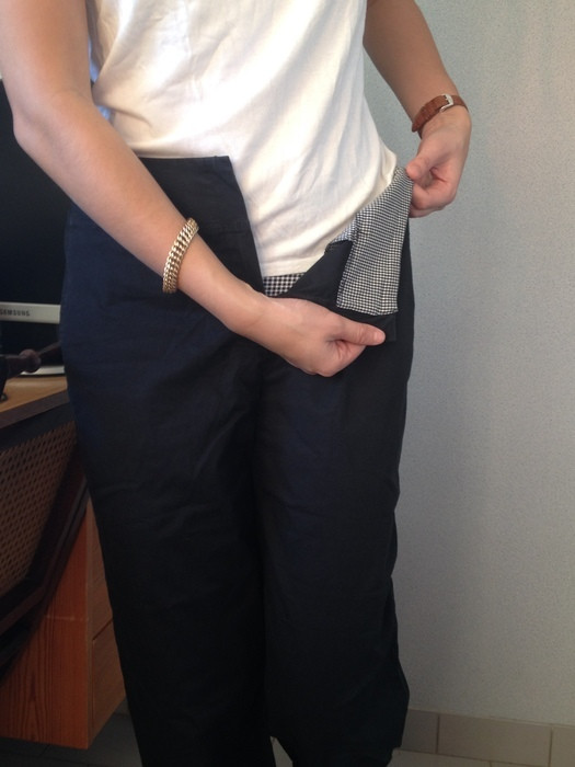 vintage pantalon droit 3