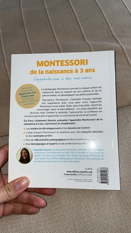 Livre Montessori de la naissance à 3 ans