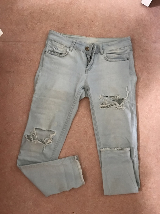 jeans Zara troué 3