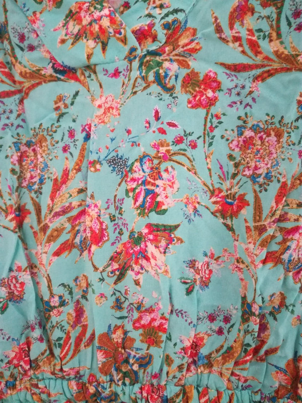 Robe d'été Zara motifs floraux 2