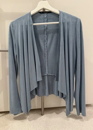 Vest / blazer blauw XS draperend western stijl, merk: Zara, staat: Heel goed, maat: XS / 34 / 6, € 18,50, € 20,13 inclusief Kopersbescherming