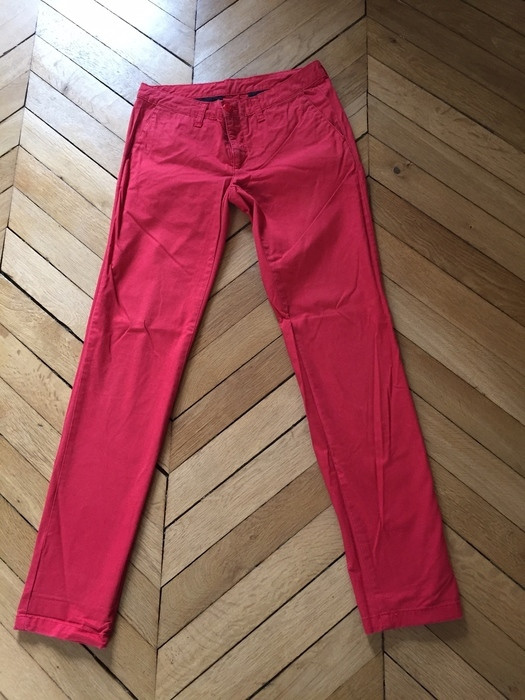 carhartt pantalon t28 rouge  1
