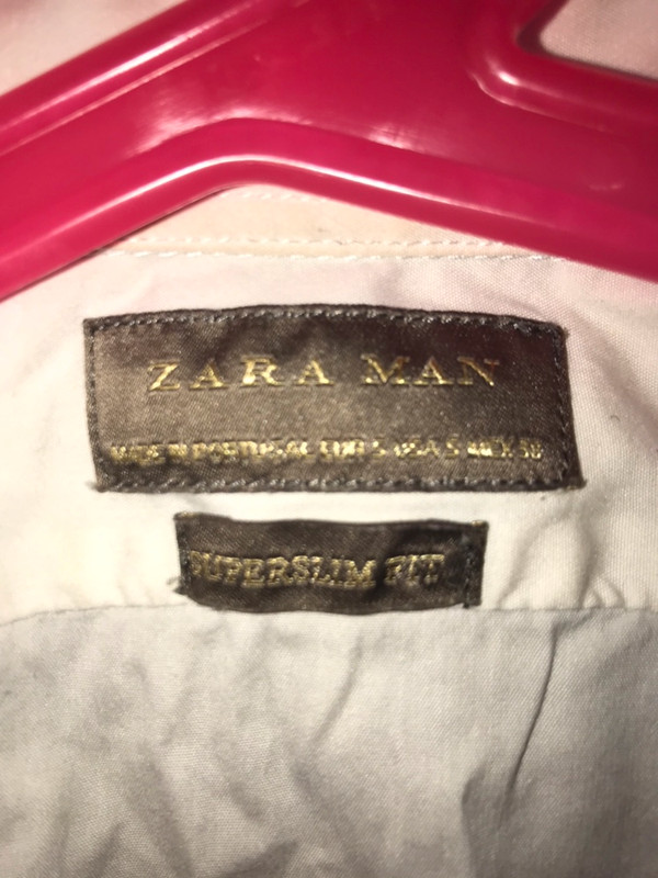 Chemise blanche manche courte Zara 3