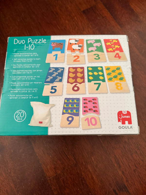 Puzzle duo 1-10 Goula 2