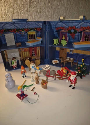 Playmobil Kersthuis – Meeneemset vol wintermagie, merk: Playmobil, staat: Heel goed, maat: Universeel, € 54,95, € 58,40 inclusief Kopersbescherming