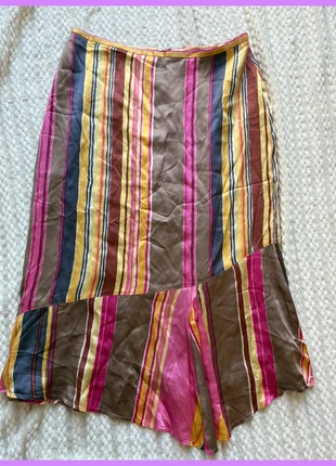 🌼stunning designer vintage 100% silk skirt by Gerard Darel maat 38🌺, marca: Gerard Darel, estado: Muito bom, tamanho: M / 38 / 10, €17.00, €18.55 inclui Proteção do Comprador