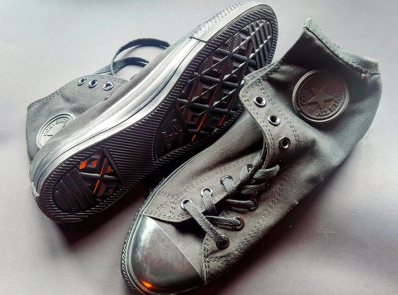 All black converse size 2 on sale