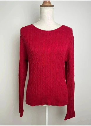 Pull sweat col rond en maille liz claiborne rouge pour femme taille L #CS1, brand: Liz Claiborne, condition: Very good, size: L / 40 / 12, €10.00, €11.20 includes Buyer Protection
