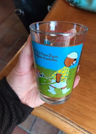 Verre à moutarde vintage petit ours brun, marca: Bayard, estado: Muito bom, €4.50, €5.43 inclui Proteção do Comprador