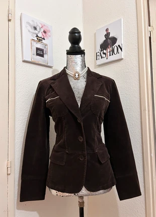 Blazer en velours rétro vintage bohème chic, brand: Vintage Dressing, condition: Very good, size: S / 36 / 8, €18.00, €19.60 includes Buyer Protection Pro