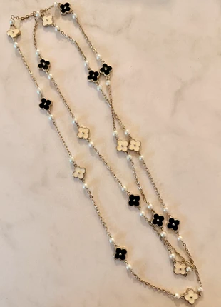 Sautoir perles & trèfles, marke: Inconnu, zustand: Sehr gut, 10,00 €, 11,20 € inklusive Vinted-Käuferschutz