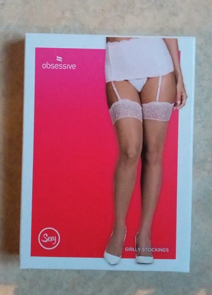 Bas pour porte jarretelles Obsessive Taille L/XL, marke: Obsessive, zustand: Sehr gut, größe: L / 40 / 12, 6,25 €, 7,26 € beinhaltet Vinted-Käuferschutz Pro