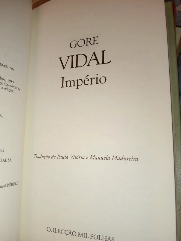 Gore Vidal Império Capa dura 2