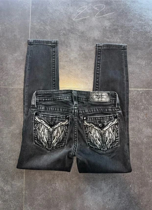 Pantalon Miss Me Y2K Skinny - Taille basse, Vintage, Tendance années 2000, marque: Miss Me, état: Très bon état, taille: XXS / 32 / 4, 45,00 €, 47,95 € Protection acheteurs incluse