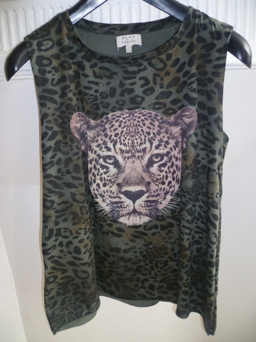 Tee shirt imprimé léopard 1