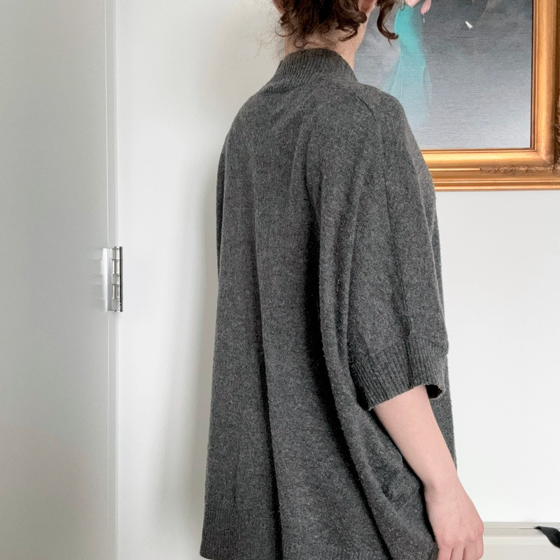 Forever 21 oversized gray cardigan 3