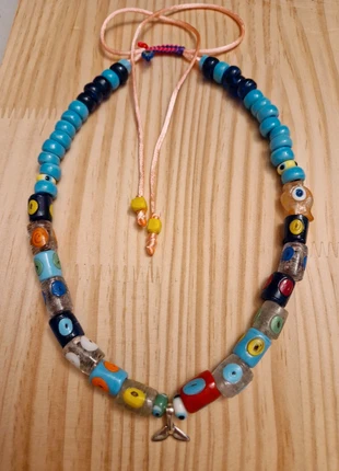 Handmade Murano Glass Evil Eye Necklace, brand: Murano glass, condition: New without tags, £37.00, £39.55 includes Buyer Protection