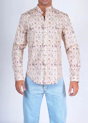 Camicia slim fit comoda uomo cotone, fantasia. Nuovo con cartellino. Sku210. M., brand: camicia slim Fit fantasy, condizioni: Nuovo con cartellino, taglia: M, €9.95, €11.15 include la Protezione acquisti