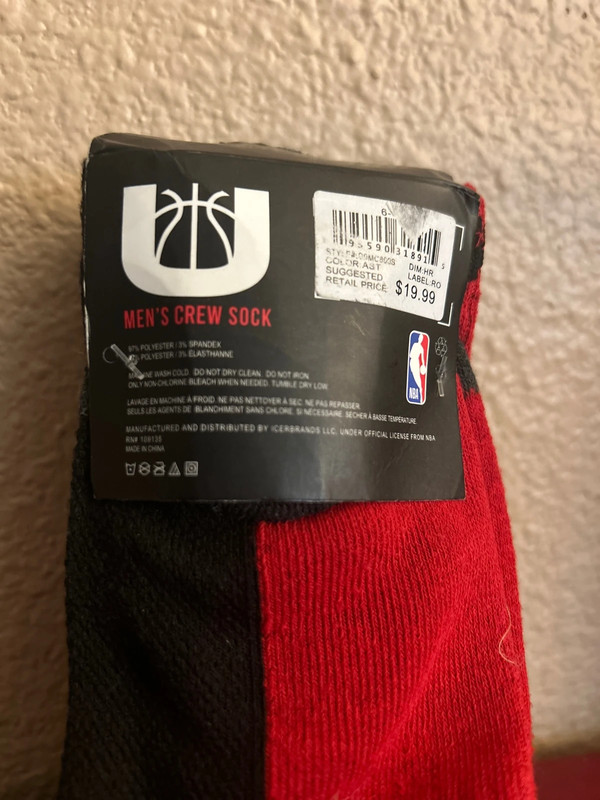 Men’s Houston Rockets Socks 4