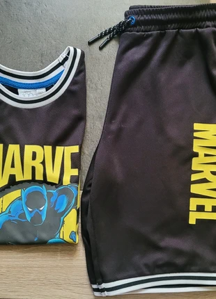 Primark, Marvel: Ensemble, Noir/Jaune/Imprimé, Sport/Tendance, Taille 11/12ans, TBE, Garçon., merk: Primark, staat: Heel goed, maat: 11 jaar / 146 cm, € 2,99, € 3,84 inclusief Kopersbescherming