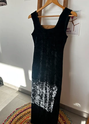 Robe noire velours moulante, marque: Bravo les filles!, état: Très bon état, taille: S / 36 / 8, 14,00 €, 15,40 € Protection acheteurs incluse