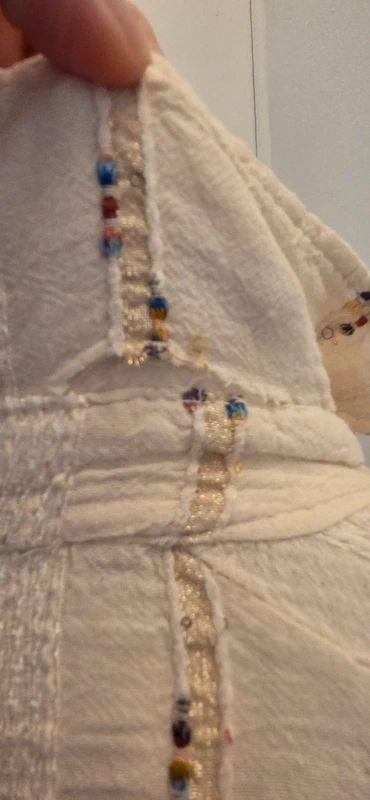 Blouse bohème en coton – fabriquée en Italie – Taille unique - photo numéro 10