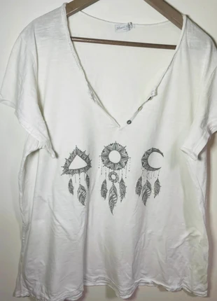 T shirt femme en coton taille 50 / piment rouge, marke: Piment Rouge, zustand: Sehr gut, größe: 5XL / 50 / 22, 5,00 €, 5,95 € beinhaltet Vinted-Käuferschutz Pro