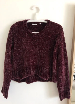 pull bordeaux en velour, marca: Lemon Beret, estado: Novo sem etiquetas, tamanho: S / 36 / 8, €6.00, €7.00 inclui Proteção do Comprador