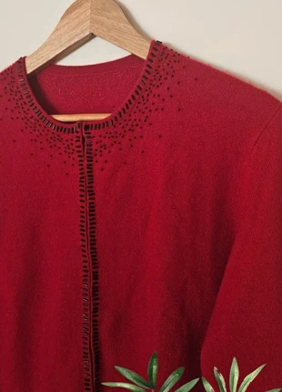 Cardigan rojo cachemir, marque: Cashmere, état: Très bon état, taille: XXL / 44 / 16, 49,00 €, 52,15 € Protection acheteurs incluse